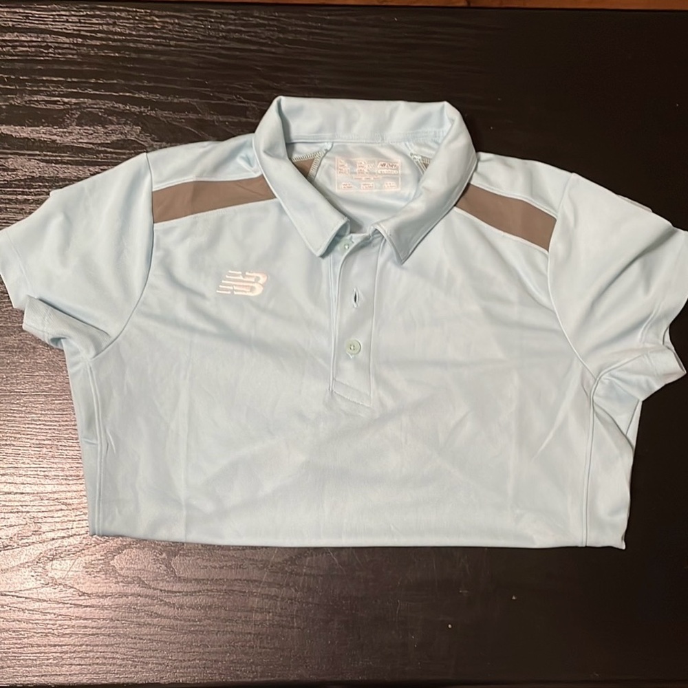 New Balance Light Blue Polo Shirt